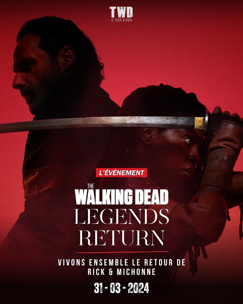 dead_univers's tweet photo. 🚨 PROJECTION DE L'ÉPISODE FINAL DE 'THE WALKING DEAD : THE ONES WHO LIVE' À PARIS 🚨

Le 31 mars nous organisons une projection de l'épisode 1x06 pour vivre et partager ce moment ensemble ... 🤯

ℹ️ Il y'aura : des invités surprises, divers cadeaux, ... 

‼️ Places limitées ‼️ https://t.co/tf8OSOAW9Y