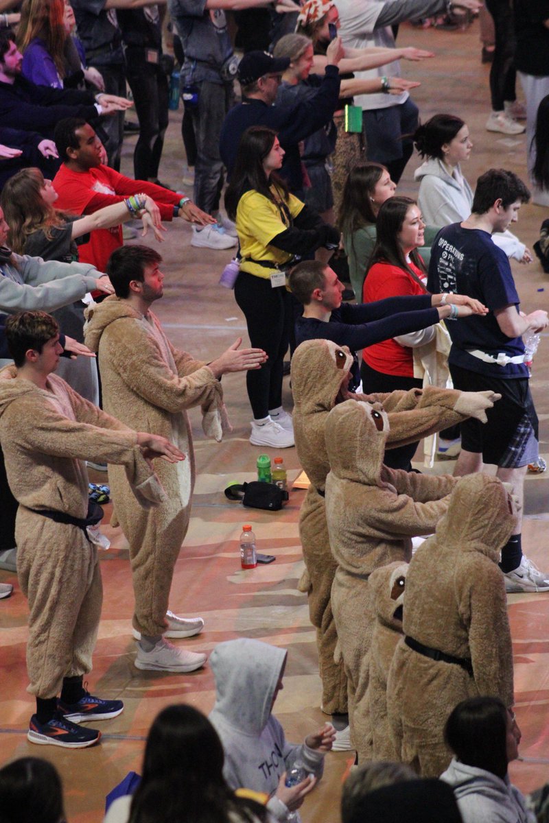 ThePSBC's tweet photo. Our dancers stood for 46 straight hours this weekend to help fight childhood cancer. Their efforts resulted in smashing our organization’s record and raising over $60,000! Thank you to all of our donors who made this possible! We @THON for Daniel!🦥 https://t.co/DVaW1g5l3e