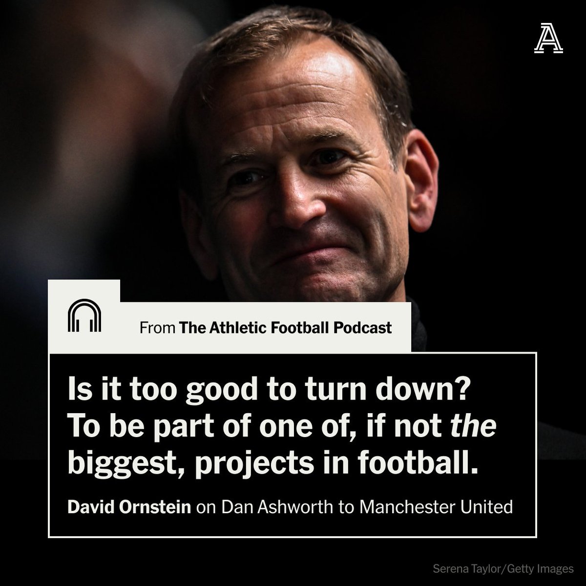 TheAthleticFC's tweet photo. Why is Dan Ashworth seen as 'best in class' in sporting director circles?

@David_Ornstein, @lauriewhitwell and @ChrisDHWaugh joined @AyoAkinwo to explain why he's set to swap #NUFC for #MUFC... 🔽

🎙️ 𝗧𝗛𝗘 𝗔𝗧𝗛𝗟𝗘𝗧𝗜𝗖 𝗙𝗢𝗢𝗧𝗕𝗔𝗟𝗟 𝗣𝗢𝗗𝗖𝗔𝗦𝗧