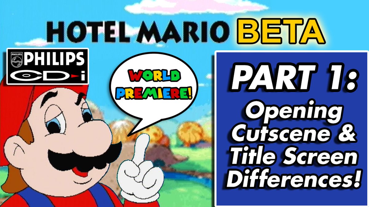 Gameboy415's tweet photo. FIRST LOOK at the Hotel Mario Beta for Philips CDi!
#CDi #Nintendo #SuperMario  
https://t.co/SLxNa0msfY https://t.co/BKSmQSKONT