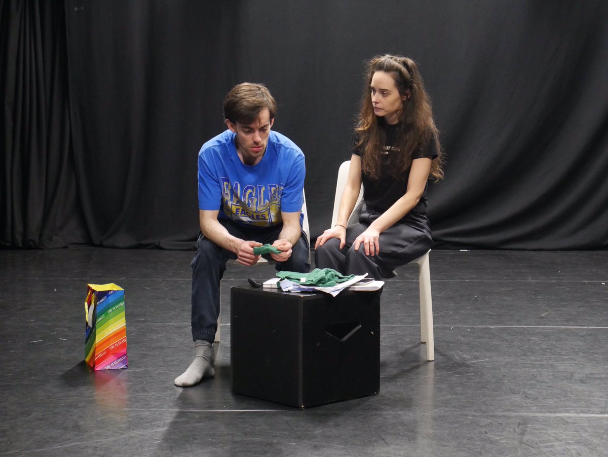 CITheatre's tweet photo. Rehearsal shots for Matryoshka 🪆🧪🍼

A privilege to be working with @JoeMattyActor and Laura Turner on this show about getting everything you ever wanted, even if society isn’t ready for it!

Thursday, February 22nd
19:30
@theatre503 

https://t.co/eStgDfxcrP https://t.co/FPFt36PLX8