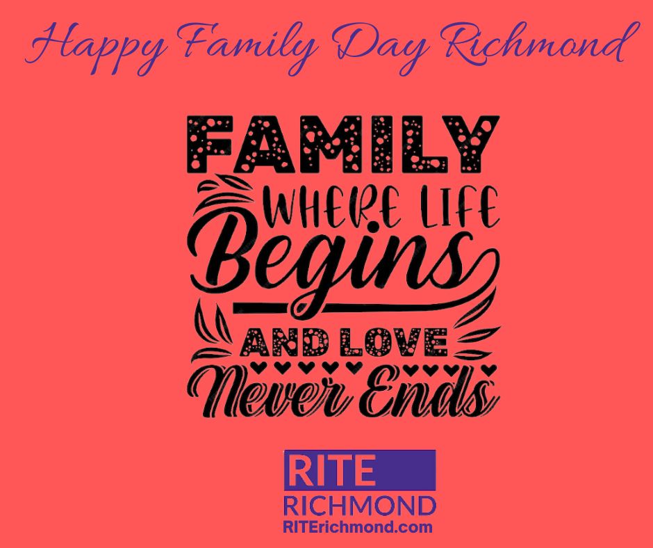 We are all family. We are better together! 
#richmondbc #riterichmond #FamilyDay