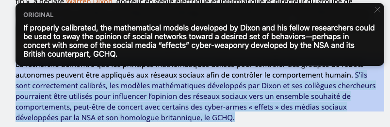 LenaDelaine's tweet image. Article qui date d'une décennie, mais qui donne un aperçu de la manipulation programmée depuis au moins 14 ans de chaque internaute par les réseaux sociaux notamment grâce au projet de DARPA, Social Media in Strategic Communications (SMISC). 

Officiellement, le projet #SMISC fut