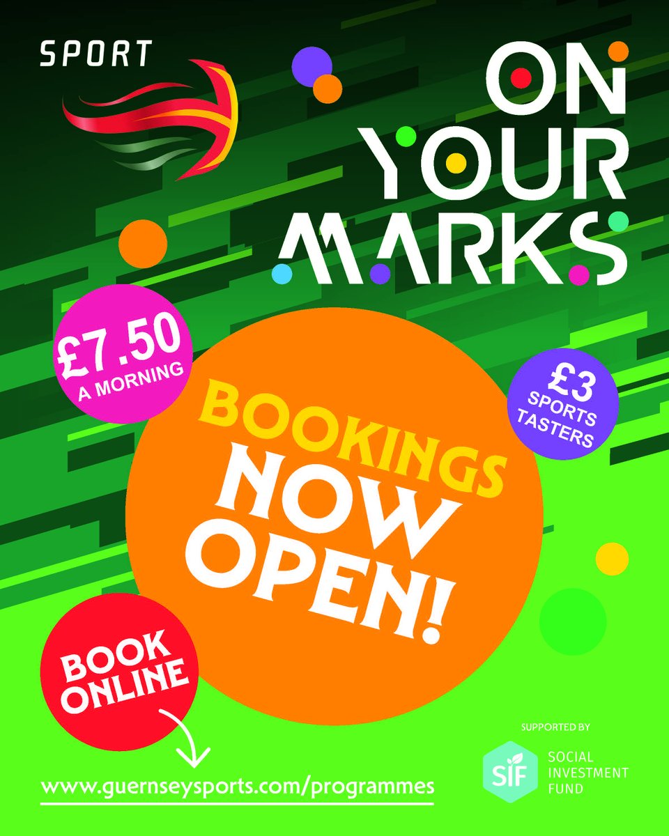 Bookings for our Easter On Your Marks holiday programme are NOW OPEN! Please go to our website bit.ly/3rw1wk8 for all the info and to book. We will try to confirm your bookings as soon as we can but expect to be very busy over the next few days so please be patient!