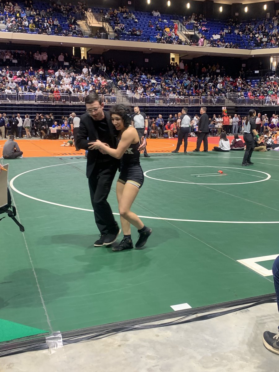 Karisma Ramos 3rd place #UIL state wrestling. 
<a href="/CoachRod91/">Juan Rodriguez</a> <a href="/LubbockHSSports/">Lubbock HS Athletics</a>