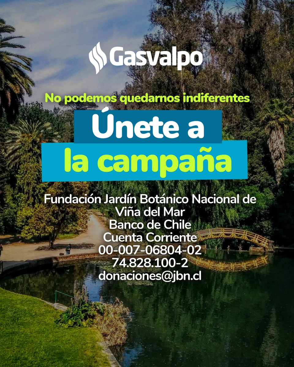 ¡Únete a nosotros para salvar el Jardín Botánico de Viña del Mar! 💚 Tu apoyo es crucial para restaurar este tesoro natural. Visita @botanicovina en su perfil para contribuir. #RecuperemosElJardínBotánico #CompromisoAmbiental 🌿🌺