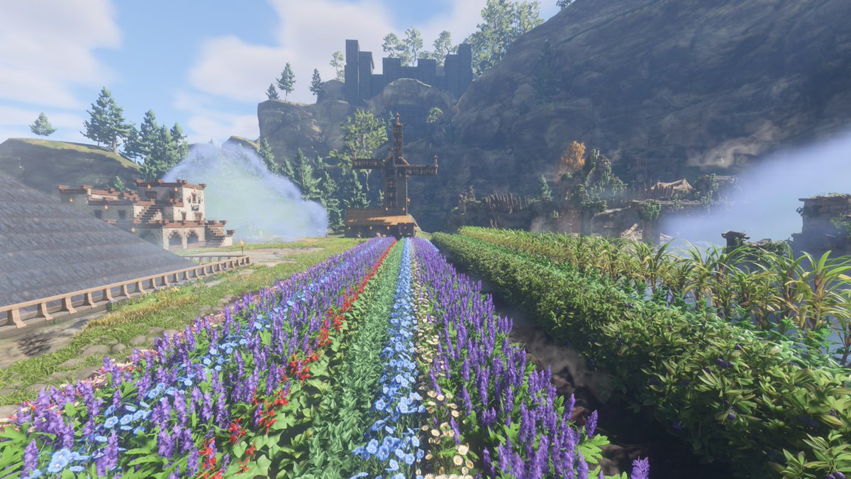 Abfun77's tweet photo. Video of Enshrouded Beautiful Farm Build Wind Flour Mills is on YouTube Now

@KeenGamesStudio 

https://t.co/4Bfvgnyu3d

#Enshrouded #SurvivaGame #pcgames 
#youtubegaming #youtubechannel #guide 
#YouTubers #newyoutubers #ScumGame #SurvivalGaming . https://t.co/l7WmSda15F