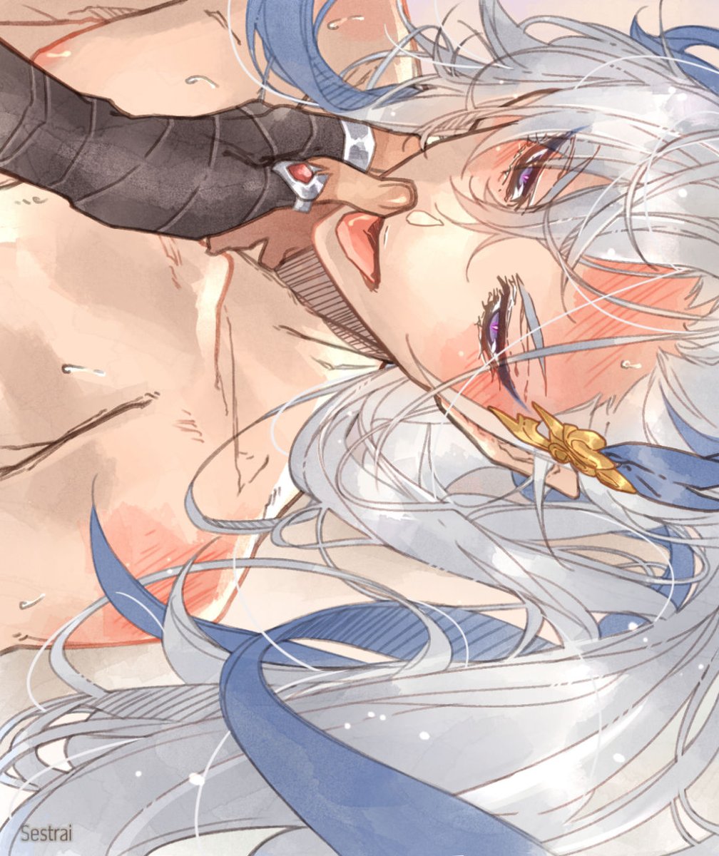 Sestrai_art's tweet photo. Wriolette ❄️💧💙

#wriolette #Neuvilette #GenshinImpact https://t.co/Fvjw87l0kS