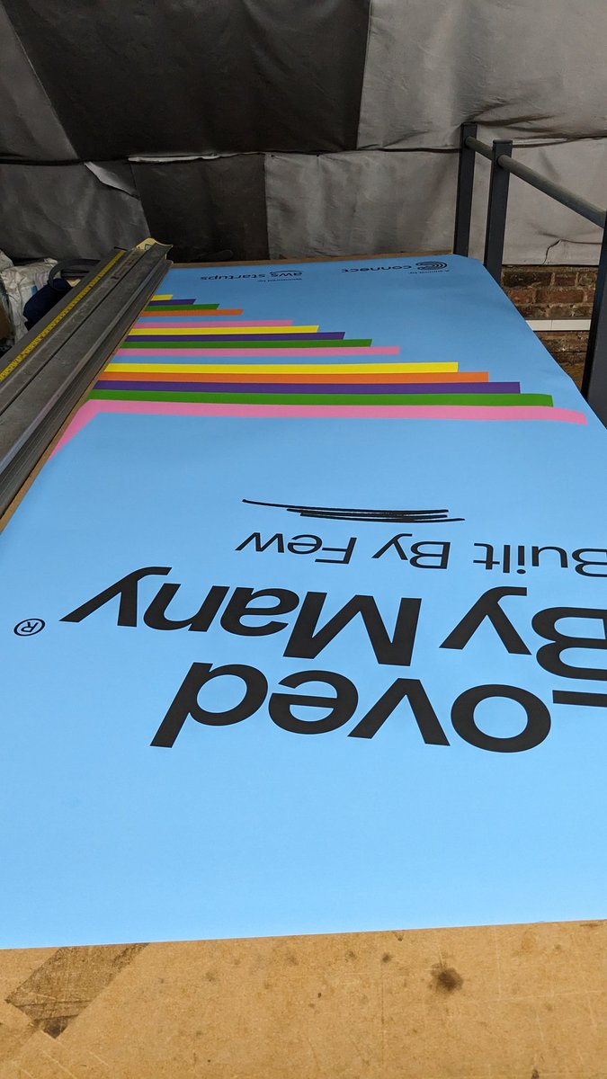 bushell757's tweet image. #printing and Making up of #rollupbanners for a client today.