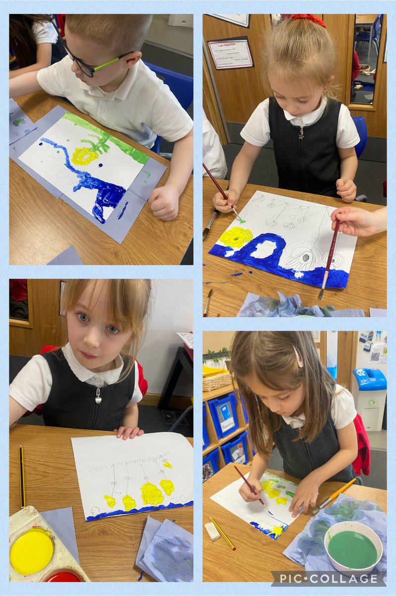 ALCTillerySt1's tweet photo. Blwyddyn 1 began looking at Welsh artist Eloise Govier today. The learners then recreated their own art with a focus on Daffodils, in the style of Eloise Govier, ready for our Creative Eisteddfod Task! 🌼🏴󠁧󠁢󠁷󠁬󠁳󠁿🖌️ https://t.co/xfMZWCVRyT