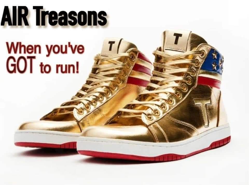 #AirTreasons the sneakers of #SuckersAndLosers