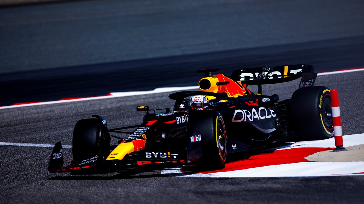 redbullracing's tweet photo. Up first... Bahrain 🇧🇭 #F1Testing 📈 https://t.co/OBn2VmhrF0