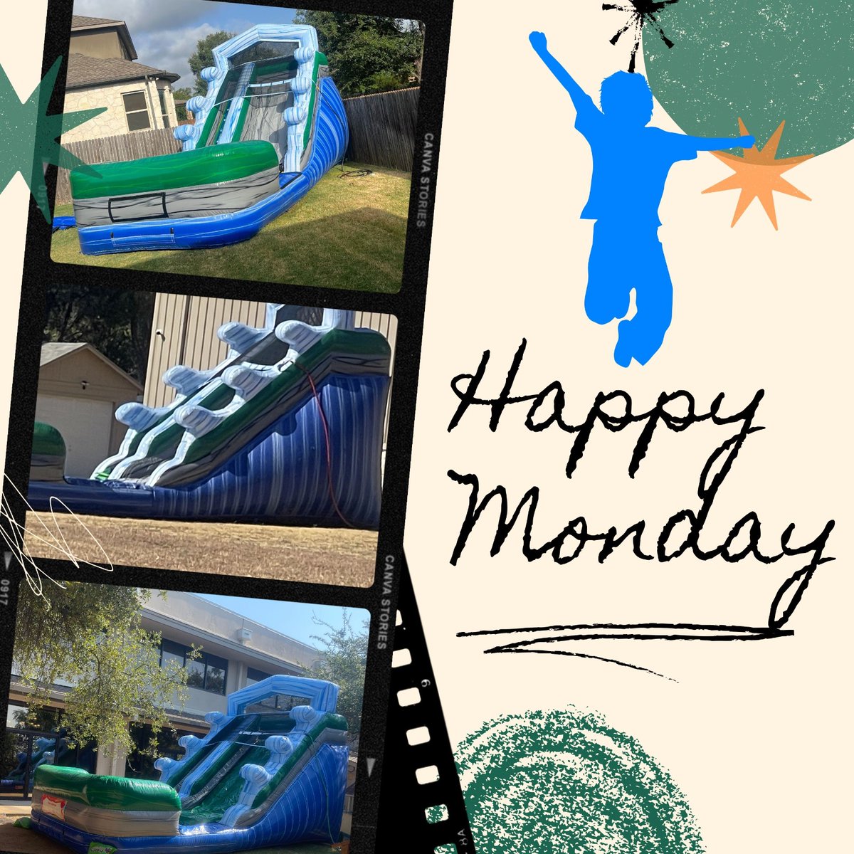 FlysideATX's tweet photo. Jump into Monday with a smile on your face and a spring in your step! ☺️

@followers 
#flysidegames 
🌐https://t.co/AK4ogIhQ7S https://t.co/OumF0qdAcx