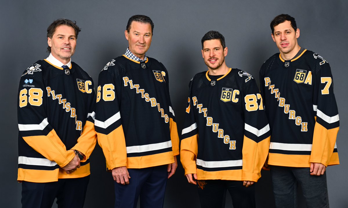 6⃣8⃣, 6⃣6⃣, 8⃣7⃣, 7⃣1⃣ Four numbers that are iconic in hockey and the city of Pittsburgh. Since 1987, these Penguins legends have secured the title of leading point-scorer in the NHL 15 times... and we've loved every second.