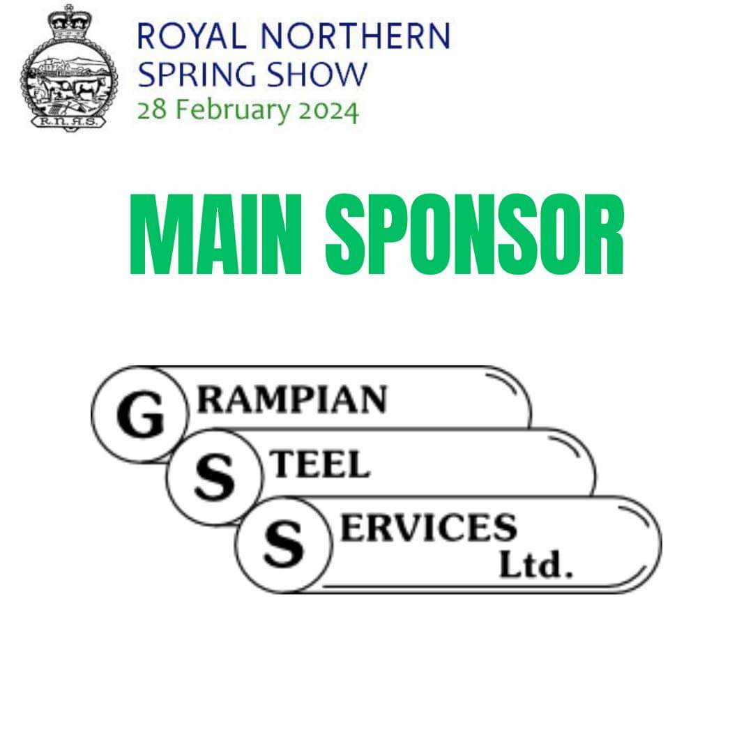 Royal Northern Spring Show 2024
🌟 Main Sponsor 🌟
Carcase Cattle on the Hook

A big thank you to Grampian Steel Services Ltd  for their continued support as main sponsor of Carcase Cattle on the Hook section at the Spring Show.