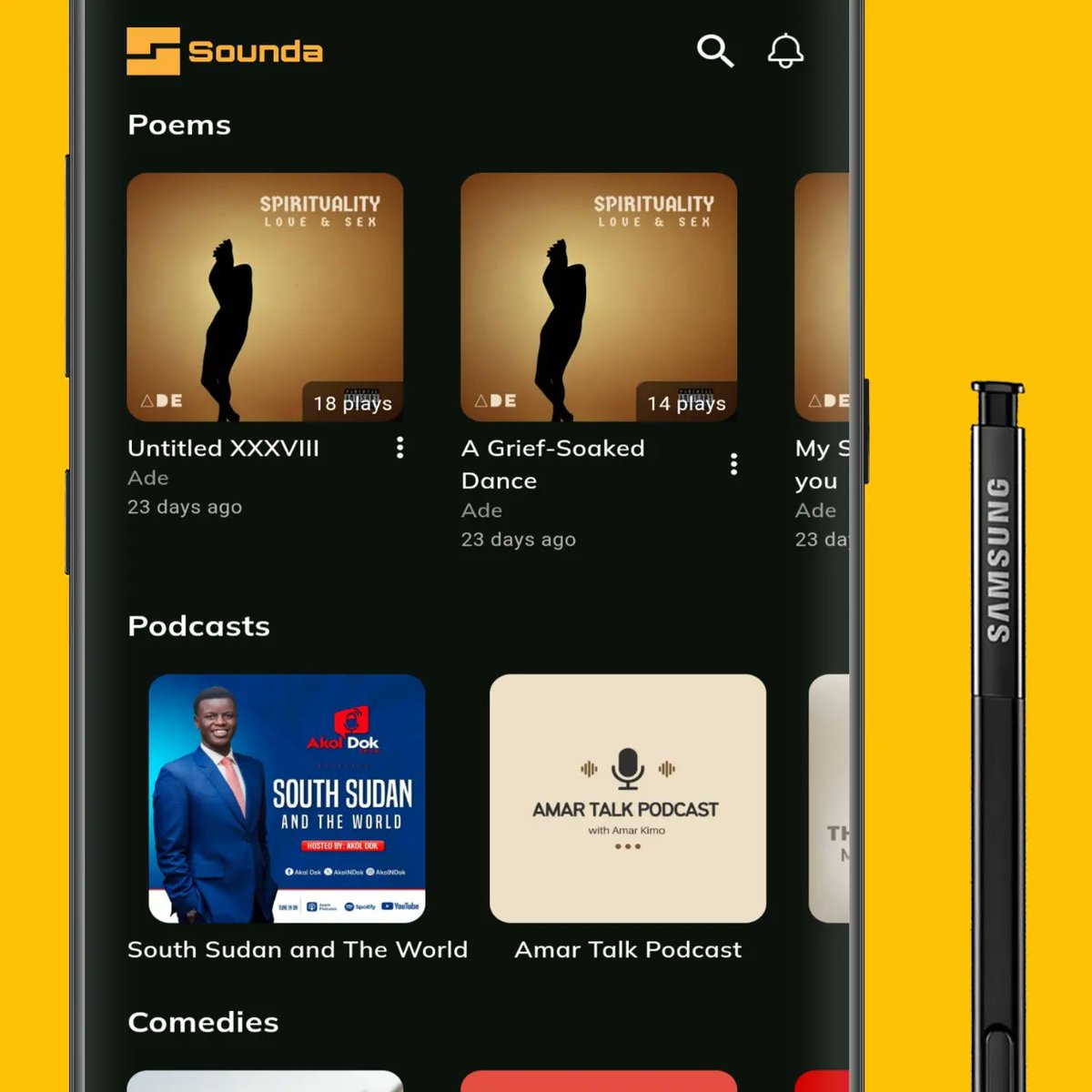 Sounda_100's tweet photo. "South Sudan and The World" Podcast by Akol Dok is now streaming on #Sounda. Check it out here: https://t.co/Alg9ObRxnJ https://t.co/p1fo1s4H9n