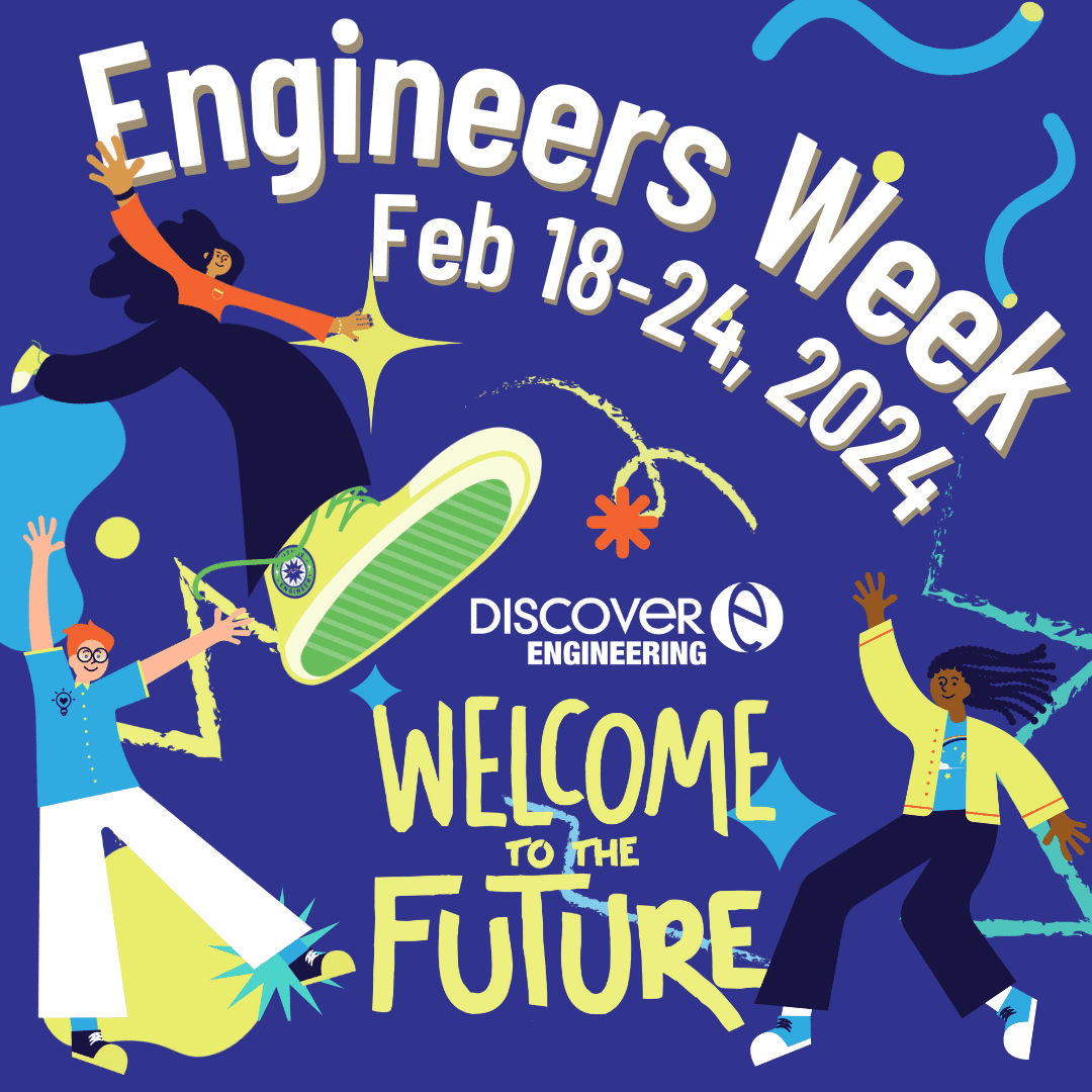 Happy Engineers Week!! This year's theme is 'Welcome to the Future.' Cheers to the engineers driving innovation and inspiring the next generation. #EWeek2024 #WelcometotheFuture #WhatEngineersDo