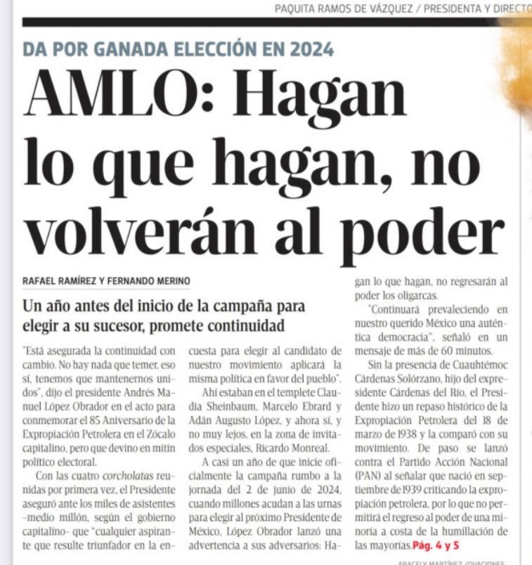 Inteligente001's tweet image. Lo dije hasta el exceso, NO ENTREGARÁ EL PODER.