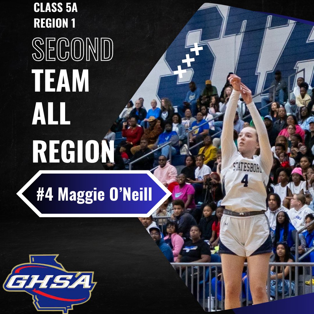 CONGRATULATIONS!!
SO. MAGGIE O’NEILL
REGION 1-5A 
SECOND TEAM ALL-REGION