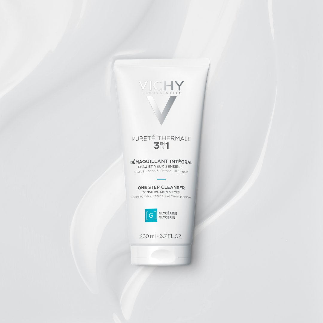 Discover the power of simplicity. Our new Pureté Thermale 3-in-1 One Step Cleanser is your one step solution to removing makeup and cleansing your skin. Try it and let us know what you think! #VICHYUSA #VICHYLOVER