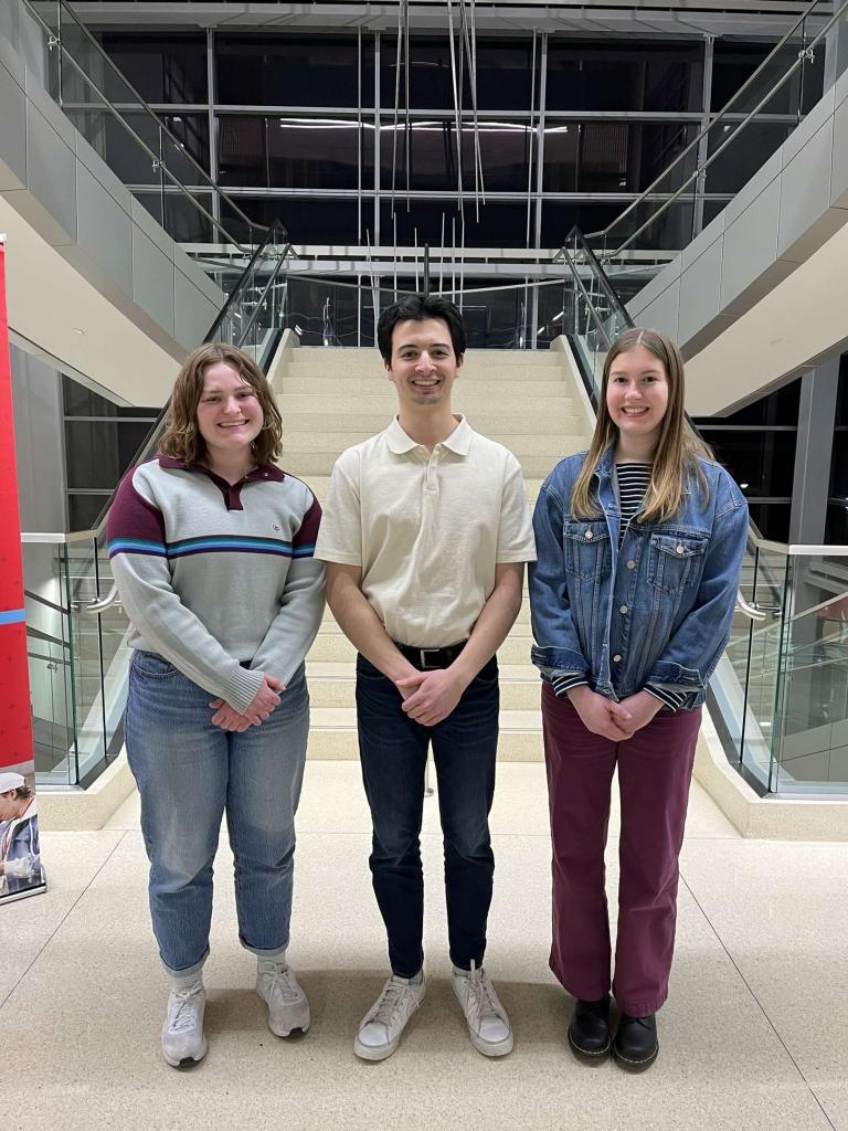 Congrats to EMA students Alexah Fort, Micah Fullinfaw and Hannah Gish for earning second and third place in the Nebraska Center for Entrepreneurship’s 48 Hour Challenge! 

Full story: arts.unl.edu/carson-center/… 

#UNLArts <a href="/NebCarsonSchool/">Johnny Carson School</a> <a href="/nebraskaentr/">Nebraska Center for Entrepreneurship</a>