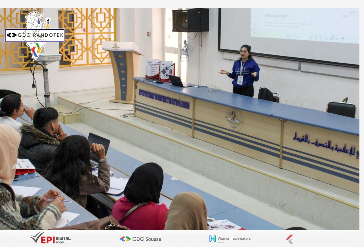 #gdgrandotek 
recent Web session with <a href="/AbirLakhal3/">Abir Lakhal</a> ✨
#gdgrandotek #gdgsousse <a href="/wtm_sousse/">Women Techmakers Sousse</a>
 #web #GDGMena #web #angular <a href="/googlecloud/">Google Cloud</a> @Nour_BOUAYADI <a href="/googledevs/">Google for Developers</a>   <a href="/BarisYesugey/">Baris Yesugey</a>