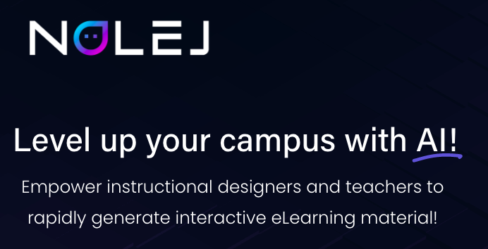 EliGozalo's tweet photo. 🌟 This week's highlight in our AI for Language Teachers course was #NolejAI. It harnesses the power of AI to create interactive e-learning H5P content with ease. 🚀 From interactive videos to automatic quizzes and flashcards #LanguageTeaching #AILanguageEd 🎓📲 https://t.co/weXL0w0XJc