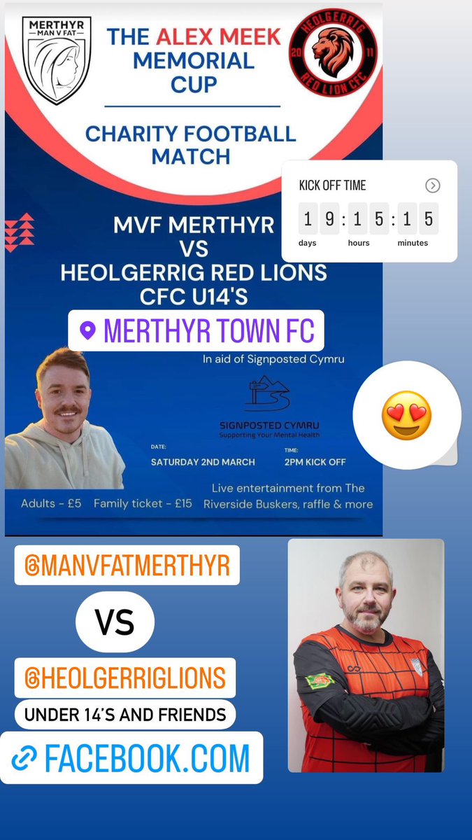 And30280's tweet image. @insta360 Hi Team Insta360 a charity fundraising game is being played March 2nd in aid of @SignpostedC in memory of #Meek6 - we would love one of your cameras to record this great event