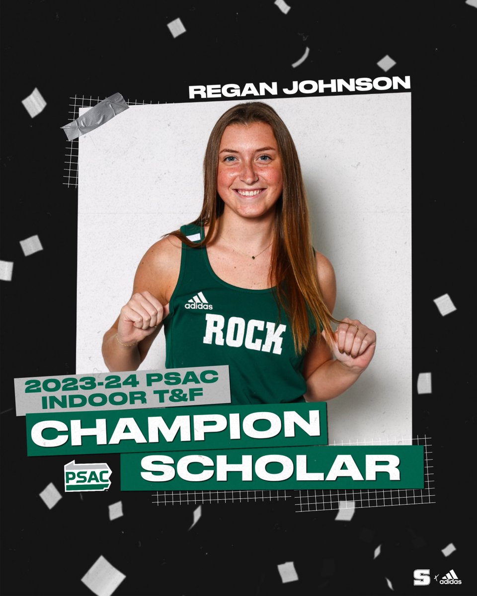 T&amp;F: It's a PSAC Champion Scholar sweep for The Rock! Joshua Gose and Regan Johnson take home the PSAC Indoor Champion Scholar awards for owning the highest GPA of all athletes in action at the PSAC meet! SRU also swept the XC awards in the fall.