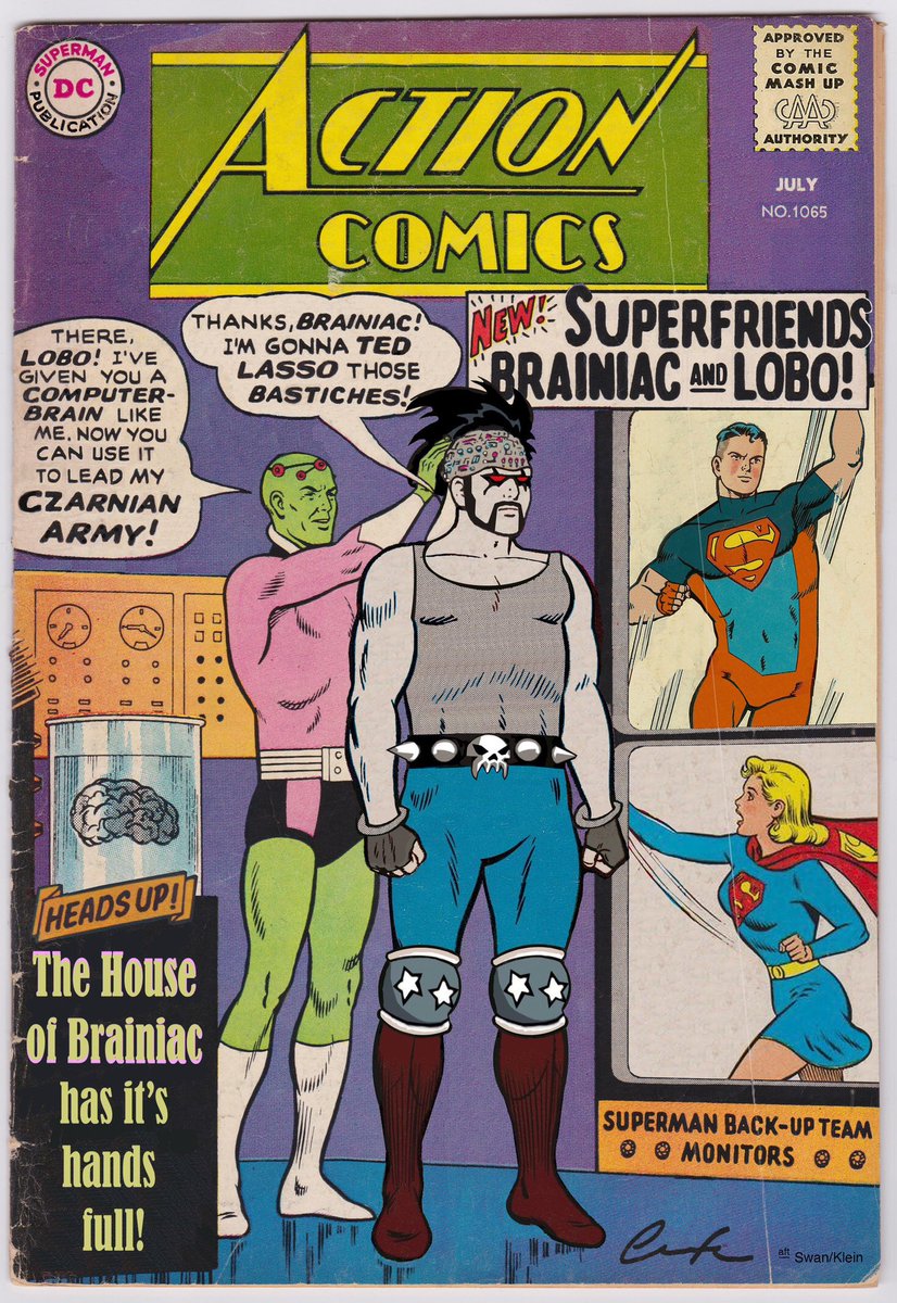 #thisMay @DCOfficial #ActionComics 1065 theHot #HouseOfBrainiac is bustin’ outAllOver havingCultivated a bloomin’ baby #Czarnian army so #Supergirl & #Superboy setAfter #Superman’s #SuperComputerSuperEnemy to put a cork in thatLittle #Lobo problem @Williamson_Josh @RafaSandoval75