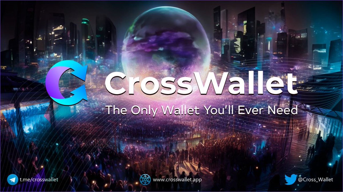 🚀 CrossWallet is now available on Android & iOS! What’s next for the only wallet you’ll ever need?

🔄 Swaps
🌉 Bridges
🔗 WalletConnect

Comment for your most-wanted feature & drive our innovation! 🗳️ #CrossWallet #FutureOfFinance #CommunityChoice