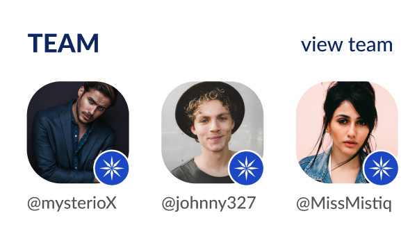 Dhark8's tweet photo. @QS_Faris @Ezedavid1994 @pioneers_pi @ice_blockchain Here is the meet the team pic from ICE homepage. Image search reveals web art from unsplash and a pic of a male model. What is up with that? https://t.co/qFAquGZM6H