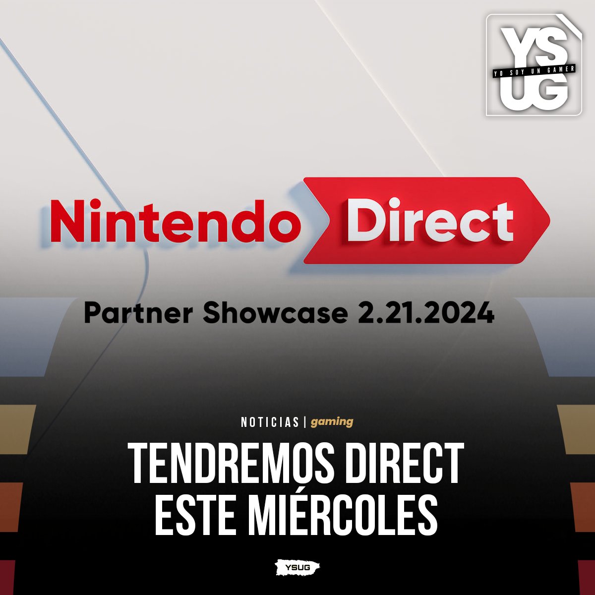 Nintendo anunció que este miércoles 10am (hora de Puerto Rico) veremos el Nintendo Direct: Partner Showcase. Este tendrá una duración de 25 minutos. 

Estaremos reaccionando EN VIVO en un livestream traido por <a href="/clarotodo/">Claro Puerto Rico</a> #laredmaspoderosa
