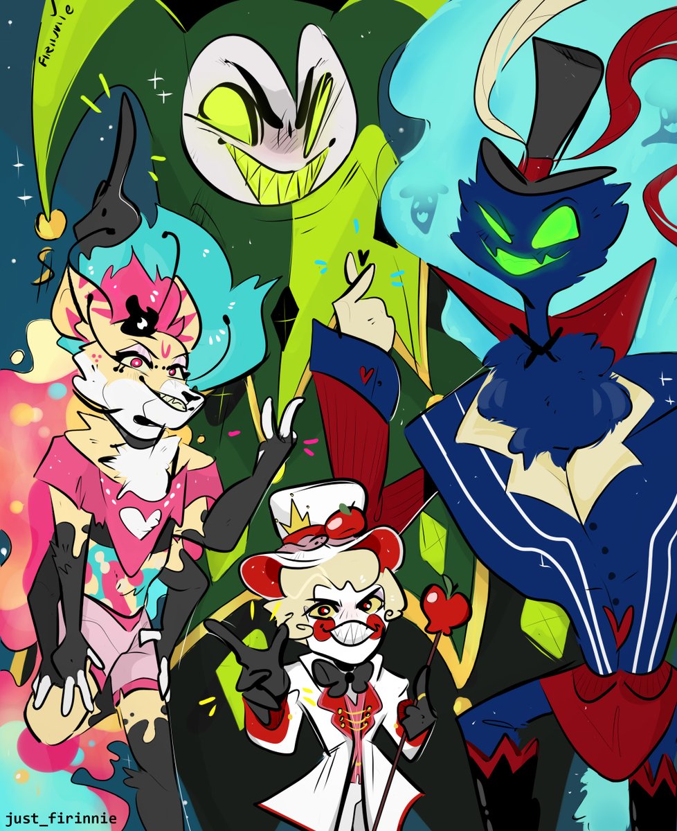 firinnie41096's tweet photo. Nah I want to add it here too, DTIYS from @julbearii's instagram. Your art is simply wonderfulll
#HazbinHotel #HelluvaBoss #LuciferMorningstar #helluvabossbeelzebub  #HelluvaBossMammon  #helluvabossasmodeus https://t.co/tYETSkkGic
