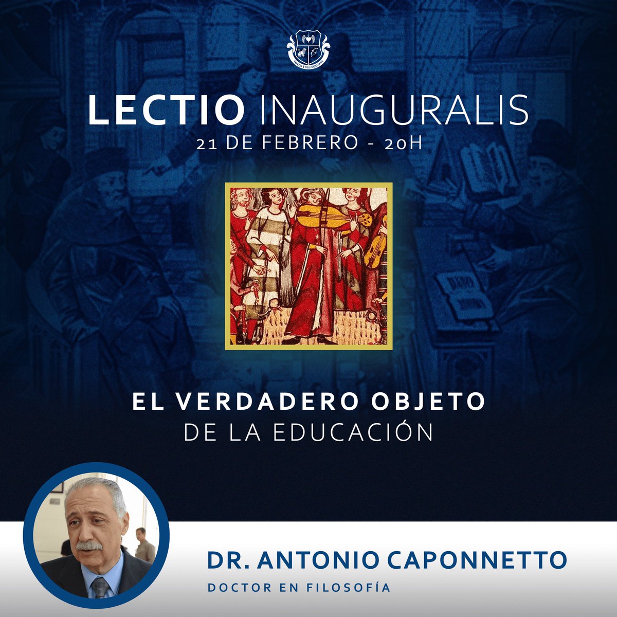 centroasuncion's tweet photo. ¡Comenzamos el año con nuevas formaciones!

«Lectio Inauguralis 2024»

Este miércoles 21 de febrero tendremos una clase magistral con el Dr. Antonio Caponnetto que nos adentrará en el tema:

«El verdadero objeto de la Educación»

📌 20h por nuestro canal de Youtube https://t.co/pVjleuYNuL