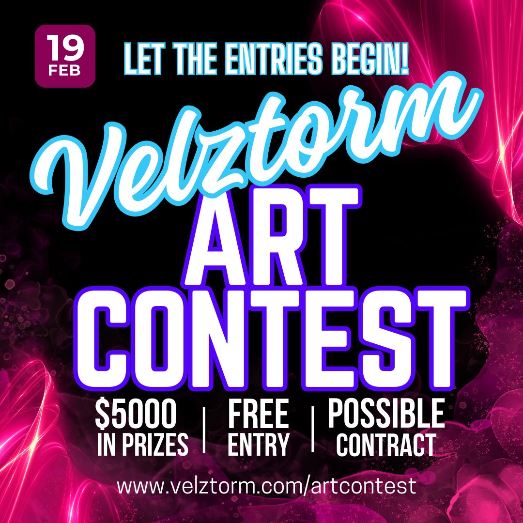 velztorm's tweet photo. Got Skillz? Do you have what it takes to be our next Artist Collaboration? Enter today!
FOLLOW US and see what we do next! #art #artcompetition #competition #drawing #digital #eyeofthebeholder #custompc #customdesktop #pcbuilder #pcdesktop #pcbuild https://t.co/6917gqOFzH