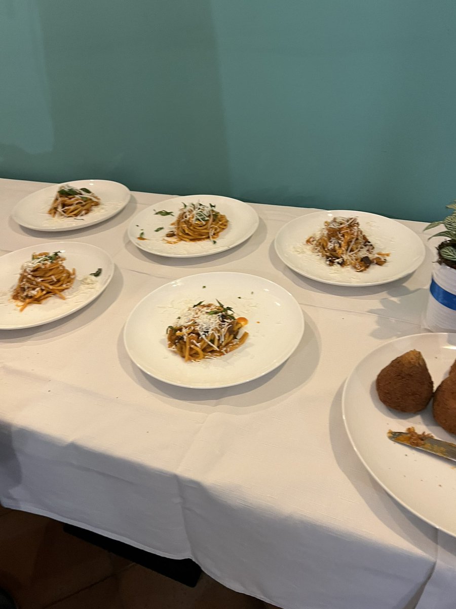 CoachTurkOHS's tweet photo. Day 4 - A flight to Sicily, a cooking class in catania, a birthday in our group, and the a cake and candles to celebrate.  Man these kids cooked some amazing food. Fresh made pasta and arancini  @OSchoolsPR @TeachMitch @DianeProvvido https://t.co/BexKkswIVt
