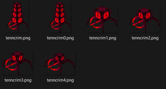 real_cr21's tweet photo. I'm getting bored with experiments so I'm developing a few random mobs.

Mob 202 is inspired by a totem pole. Every time you hit it, the topmost one pops off as a separate mob. You need to one-shot it so it won't get the chance to split off everyone. https://t.co/5N7KBJSPvJ