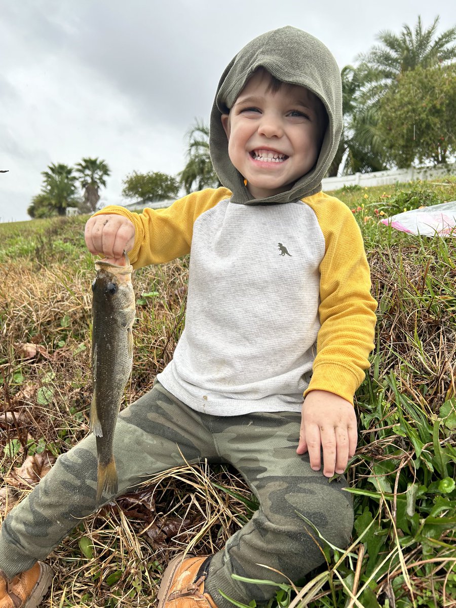 EricHartmann16's tweet photo. My grandson with is first bass at 2 years old https://t.co/SktjdCW7i8