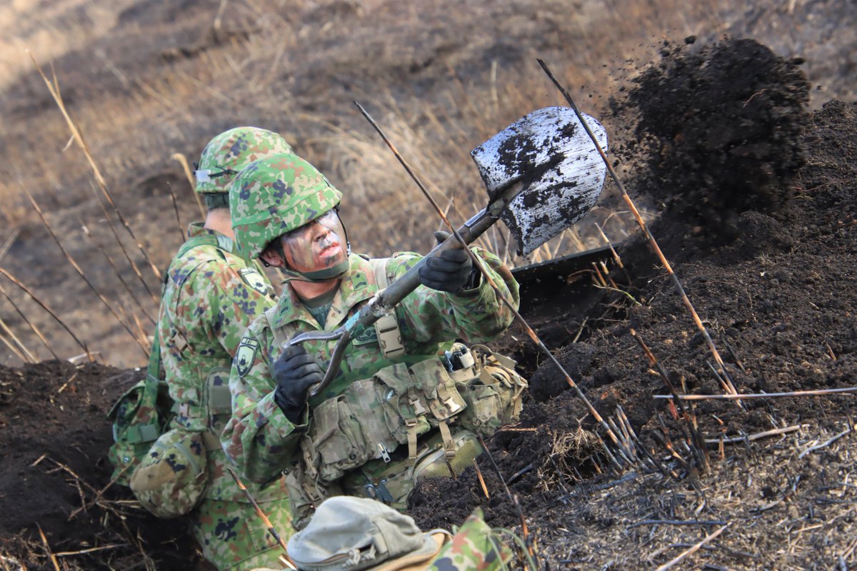 第34普通科連隊 は陣地防御における #狙撃班 の行動について訓練検閲