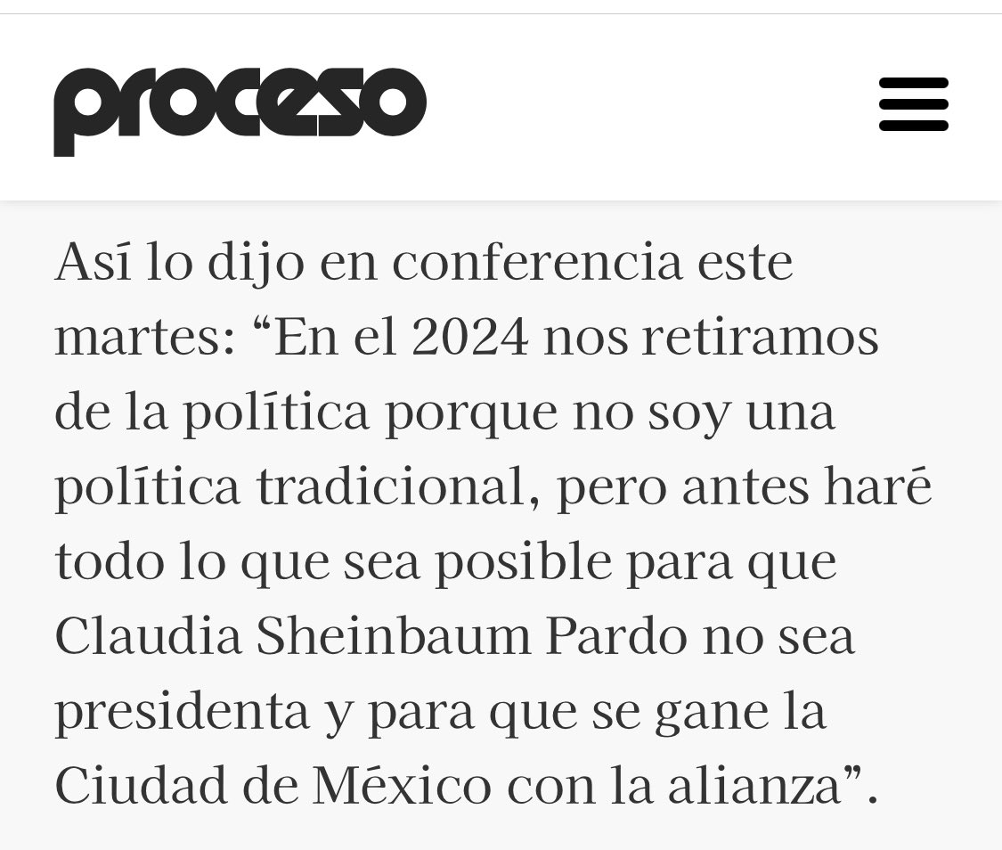 Aquel bonito día que Sandra Cuevas dijo que se retiraba porque no era una “política tradicional”, pero se quiso lanzar de jefa de gob por el PRI-PAN, luego formó su propio partido y hoy se unión a Mov Ciudadano. Para no ser una política tradicional, aprendió bien a ser chapulín