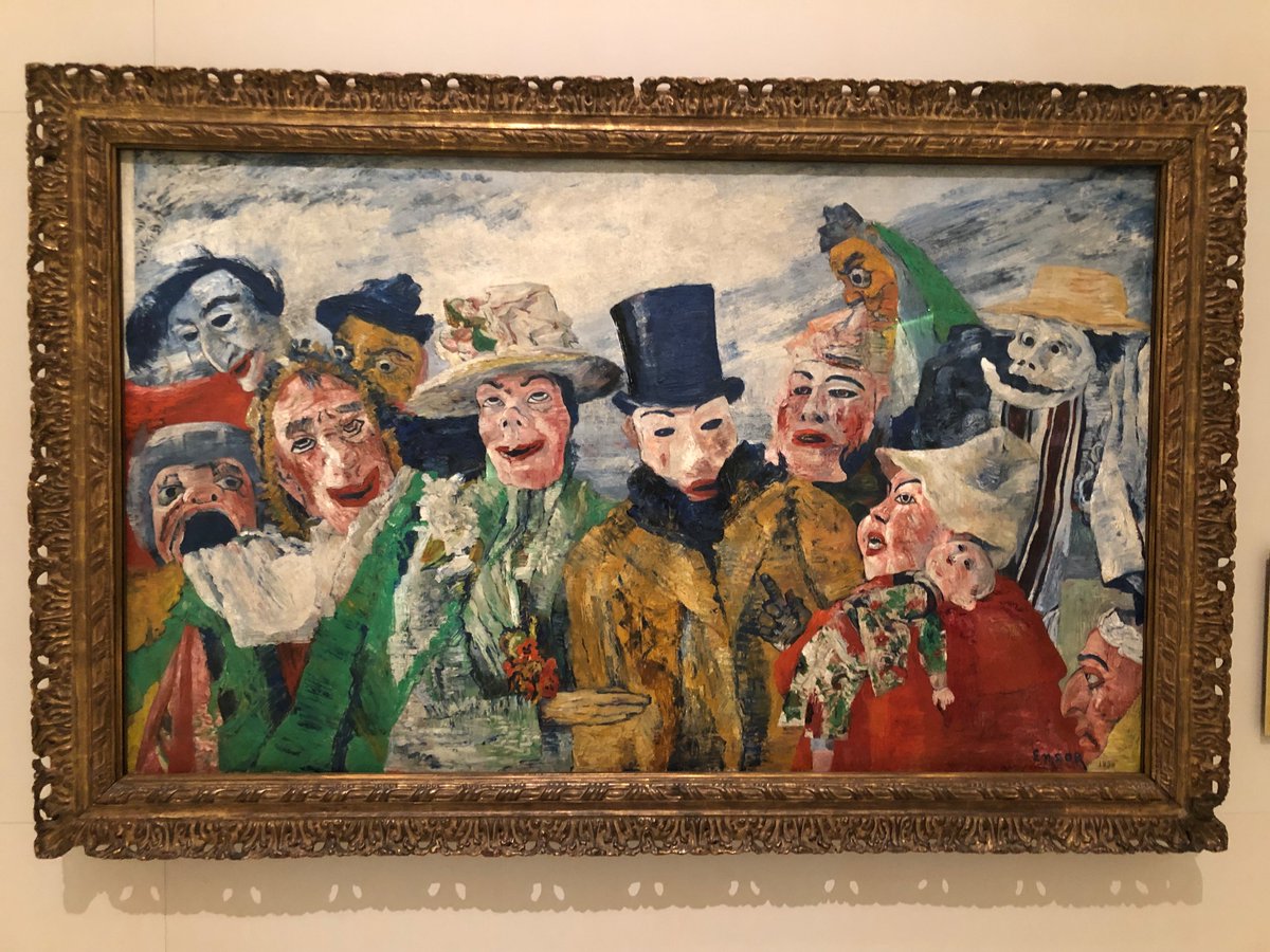 Verrijkend bezoek aan de Ensor expositie in <a href="/KMSKA/">KMSKA</a>, Antwerpen. Ontdekte de diepte achter elk masker, de nuances van emotie die Ensor meesterlijk weergaf op doek. Een ware #SenseGarden van menselijke expressie. #Antwerpen #KMSKA