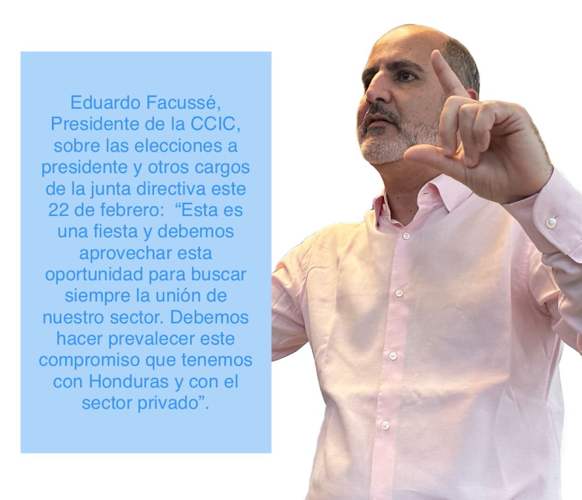 SCalix7's tweet photo. Previo a las elecciones de la Cámara de Comercio e Industrias de Cortés (CCIC) esto manifestó su actual presidente Ingeniero Eduardo Facusse https://t.co/ONYqmJgwuy