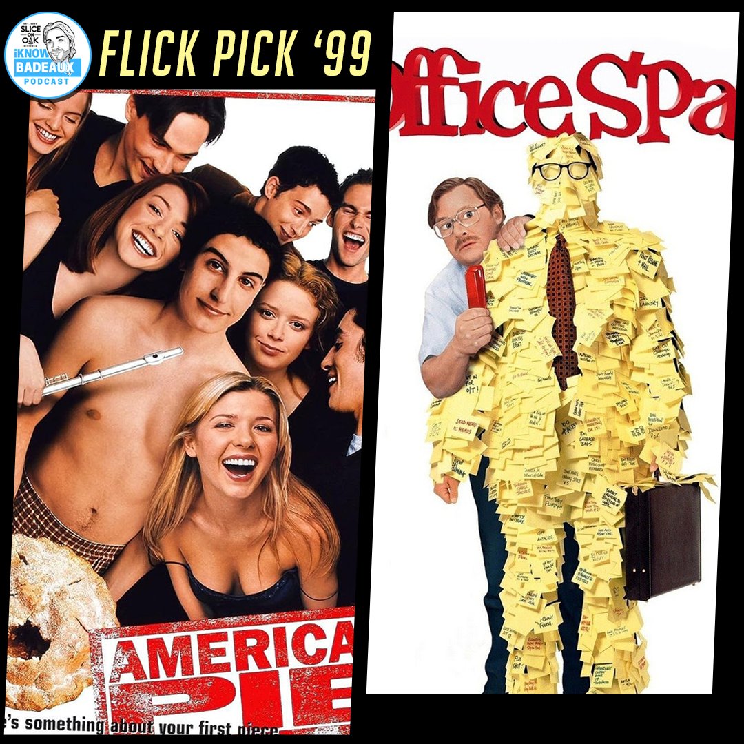 Celebrating the 25th Anniversary of the premiere of Office Space! (Feb. 19th 1999)

🎞🎥 Movie Monday 🎥🎞
Flick Pick '99: American Pie vs. Office Space! 
#MovieMonday #AmericanPie #OfficeSpace  #MikeJudge #SeannWilliamScott #RonLivingston #JenniferCoolidge #JenniferAniston