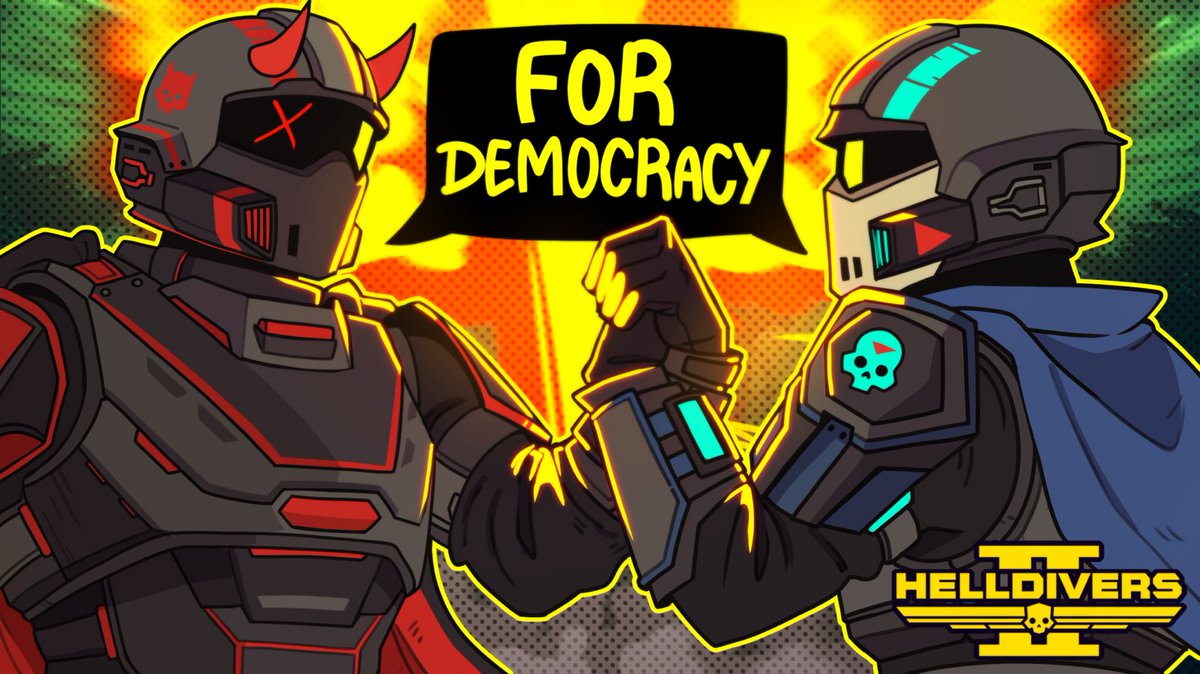 Spreading Democracy with the Bros has never been more fun! @helldivers2