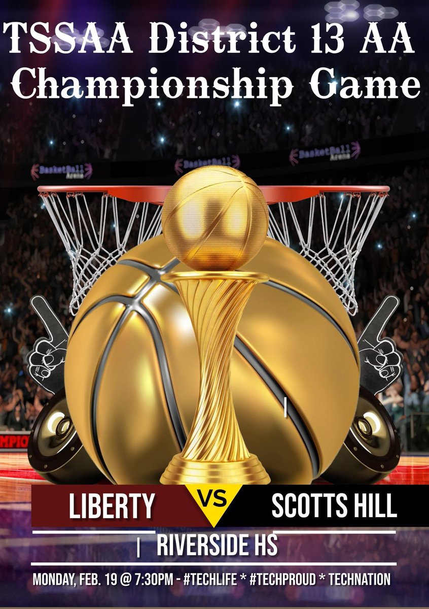 JmcssA's tweet photo. 🏀D13AA Tournament Championship🏀 Scotts Hill vs. #LibertyTechCrusaders 730pm at Riverside High School in Parsons, TN. @JMCSchools @LTMHSAthletics @LTMHSCrusaders @Sports731Net @_AlexNorthcut @preps_sun @west10sports @GCSportsWriter @WBBJ7News. #TechLife #TechProud https://t.co/cTtc63H9m3