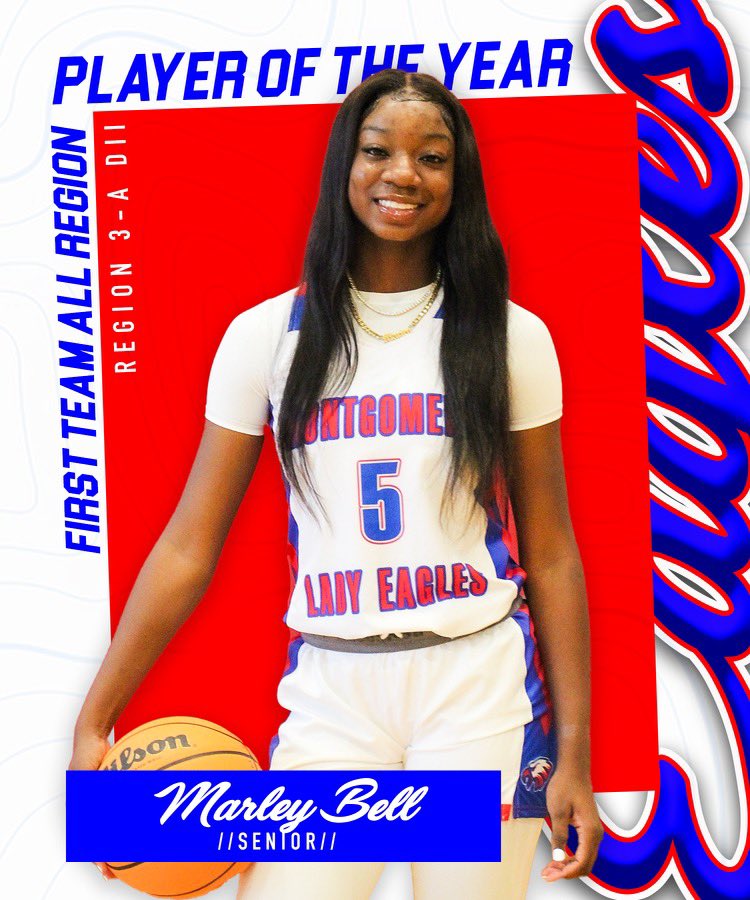 Tmad2174's tweet photo. Let Congratulatate Montgomery County Own Lady Eagle for Winning Region 3-A D II POY. @KyleSandy355 @MarleyB_5 https://t.co/T5YtrYPtSS
