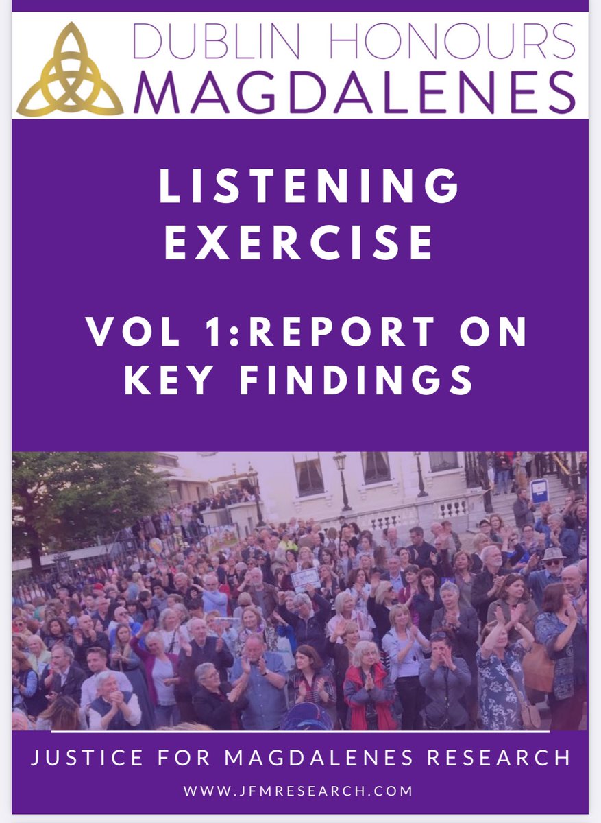 On the 11th anniversary of Taoiseach Enda Kenny’s apology to #magdalenelaundries survivors, I wholeheartedly recommend you read these amazing, strong women’s words about the ongoing need for justice—

from Dublin Honours Magdalenes Listening Exercise: 

jfmresearch.com/wp-content/upl…