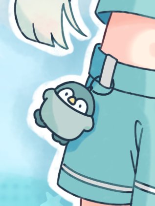 nannandayo52's tweet photo. 全身キャラデザ！
🐻‍❄️と🐧はチョコミント=アイス=寒いのイメージから、寒いとこにいる海の生き物ということで登場してもらいました
茶色のレースは🍫がかかってるイメージ！
あとチョコミントバーのストラップ美味しそうにかけて満足！ https://t.co/alsg8oXt2y