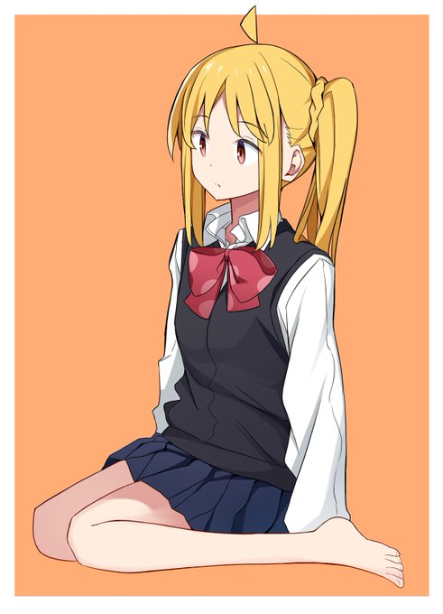 ぺたん座りな虹夏ちゃん#ぼっち・ざ・ろっく 